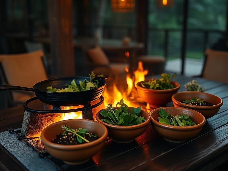 Terracotta dishes and botanical cuisine at Monsoon House